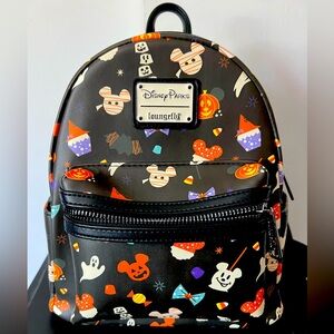 Disney parks loungefly Halloween snacks backpack